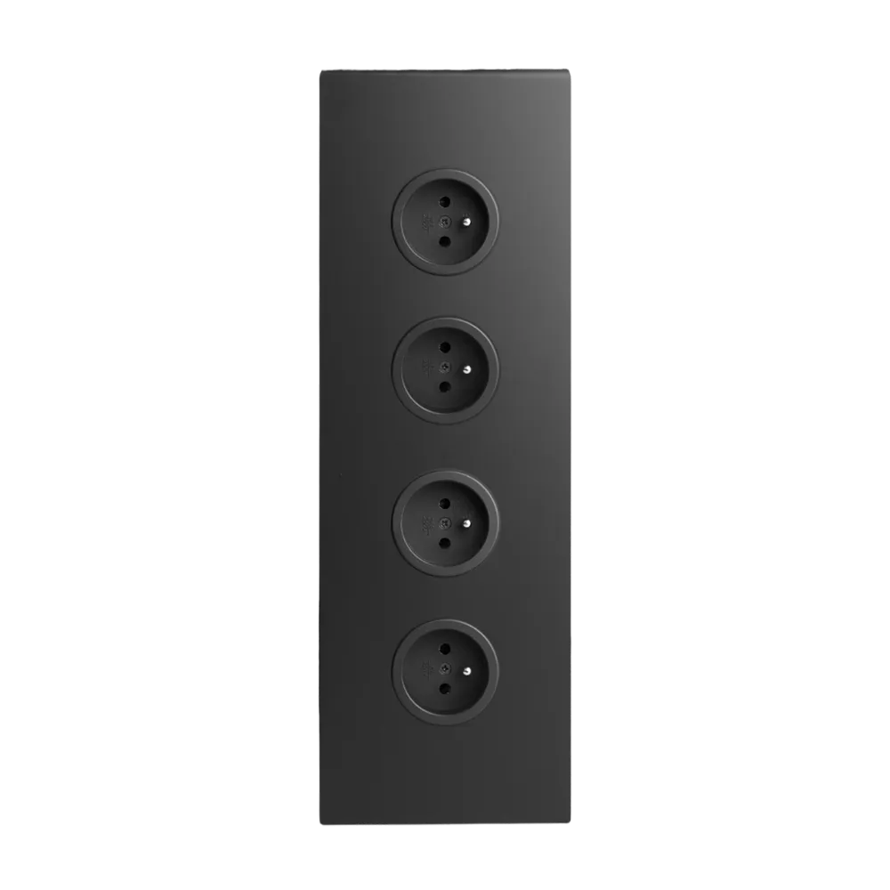 CARESSI 4ST36 Energie-Ecksäule, schwarz