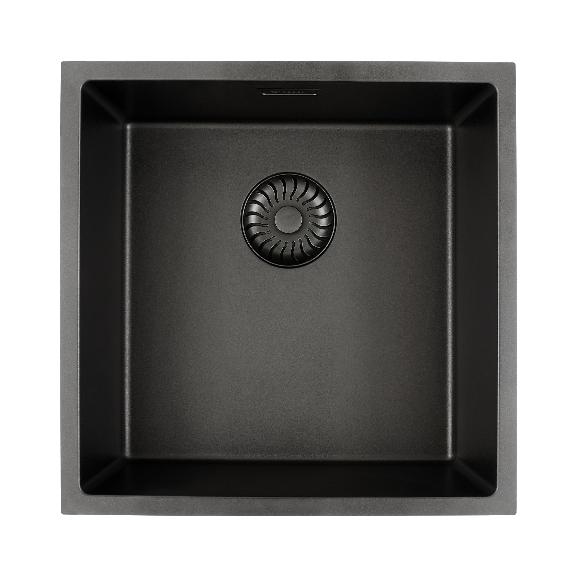 CARESSi CAGRPP40BK-ON/TU Einzelbecken 50er tiefschwarz Unterbau