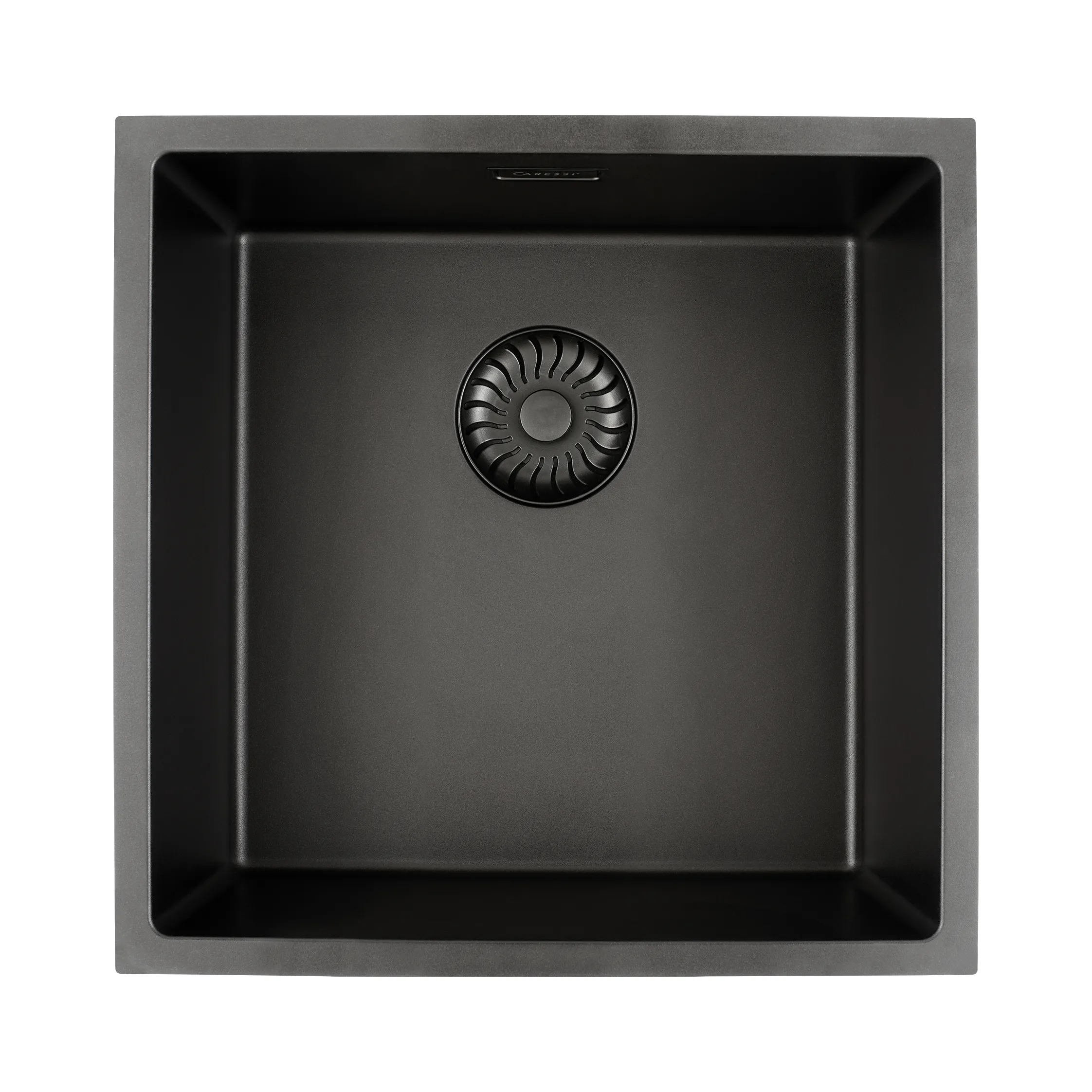 CARESSi CAGRPP40BK-ON/TU Einzelbecken 50er tiefschwarz Unterbau