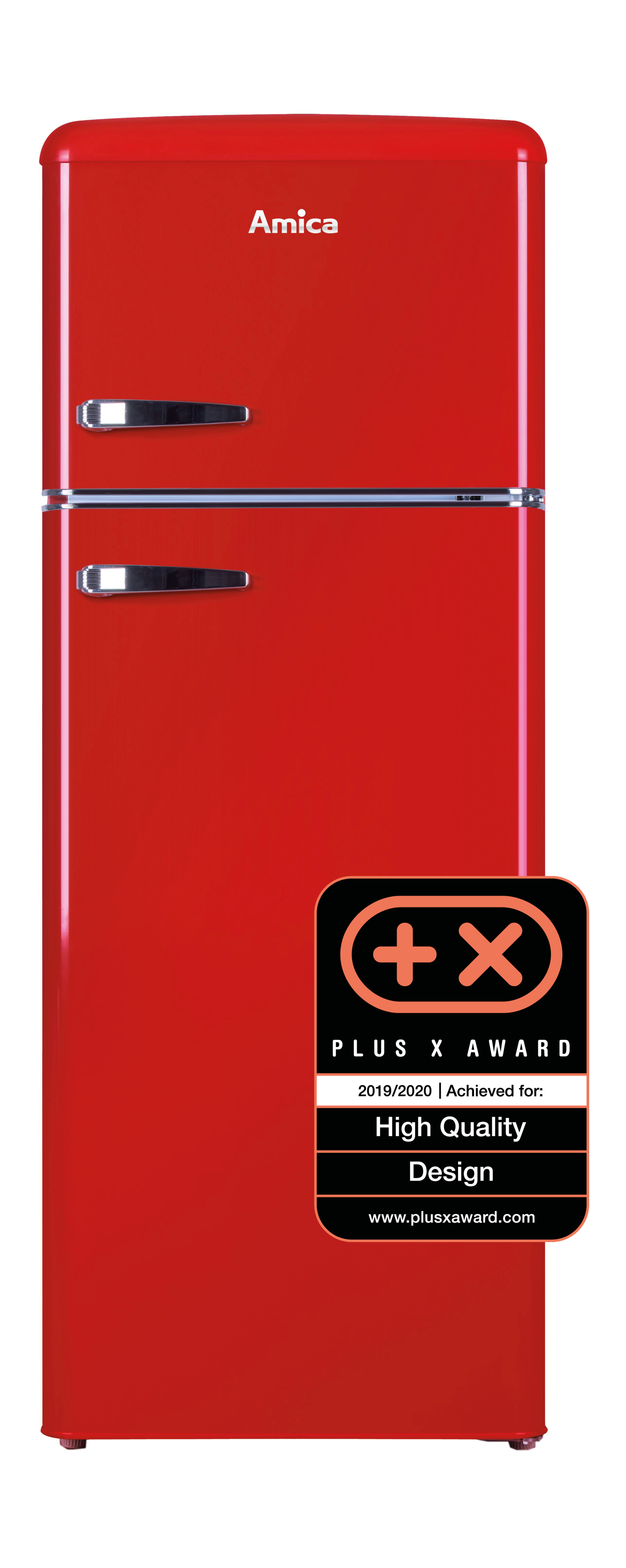 Stand-Kühl-Gefrierkombination DTR 374 190 R, Chilli Red, 144 cm