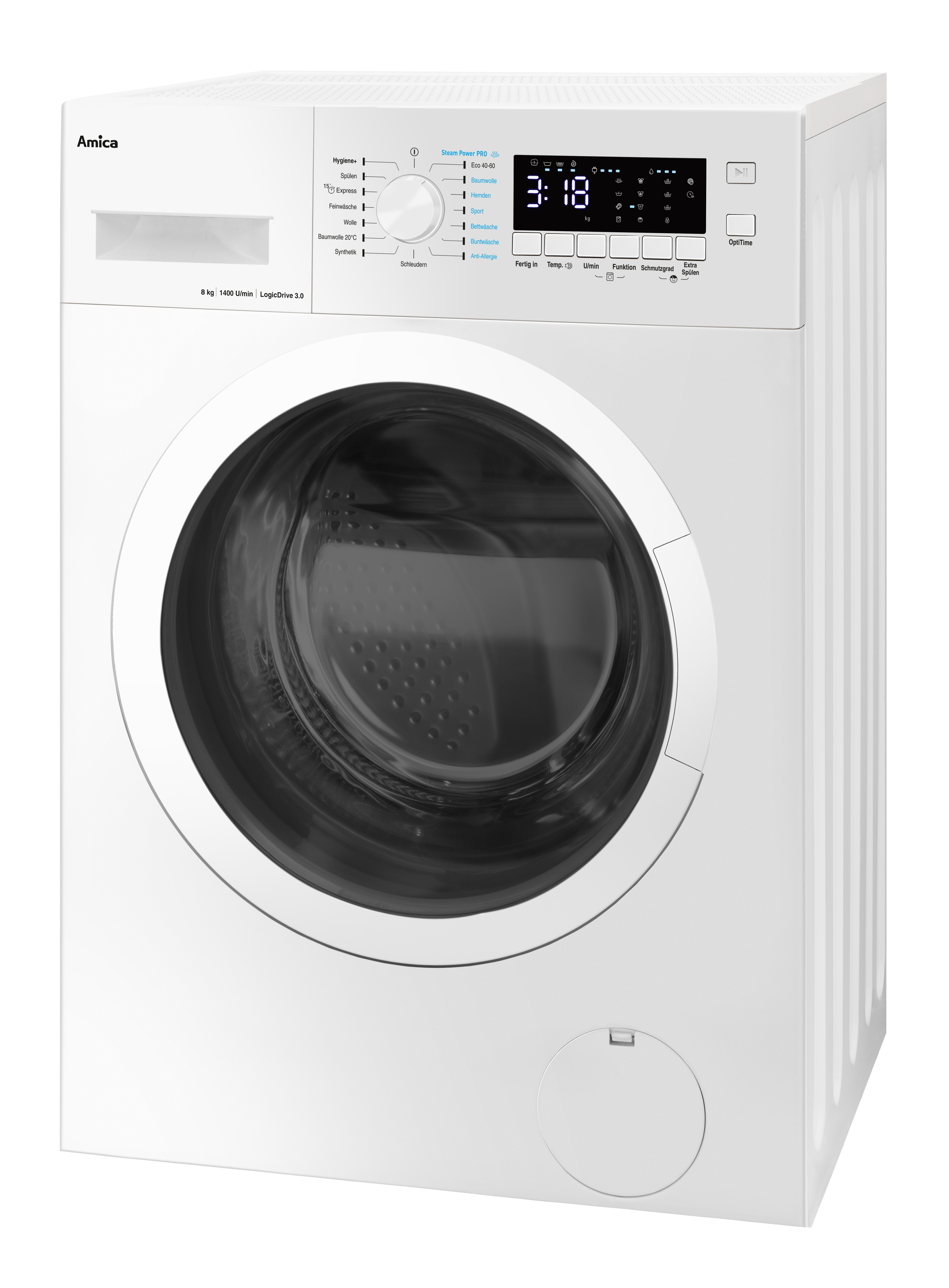 Waschmaschine WA 484 082, weiß, 8 kg