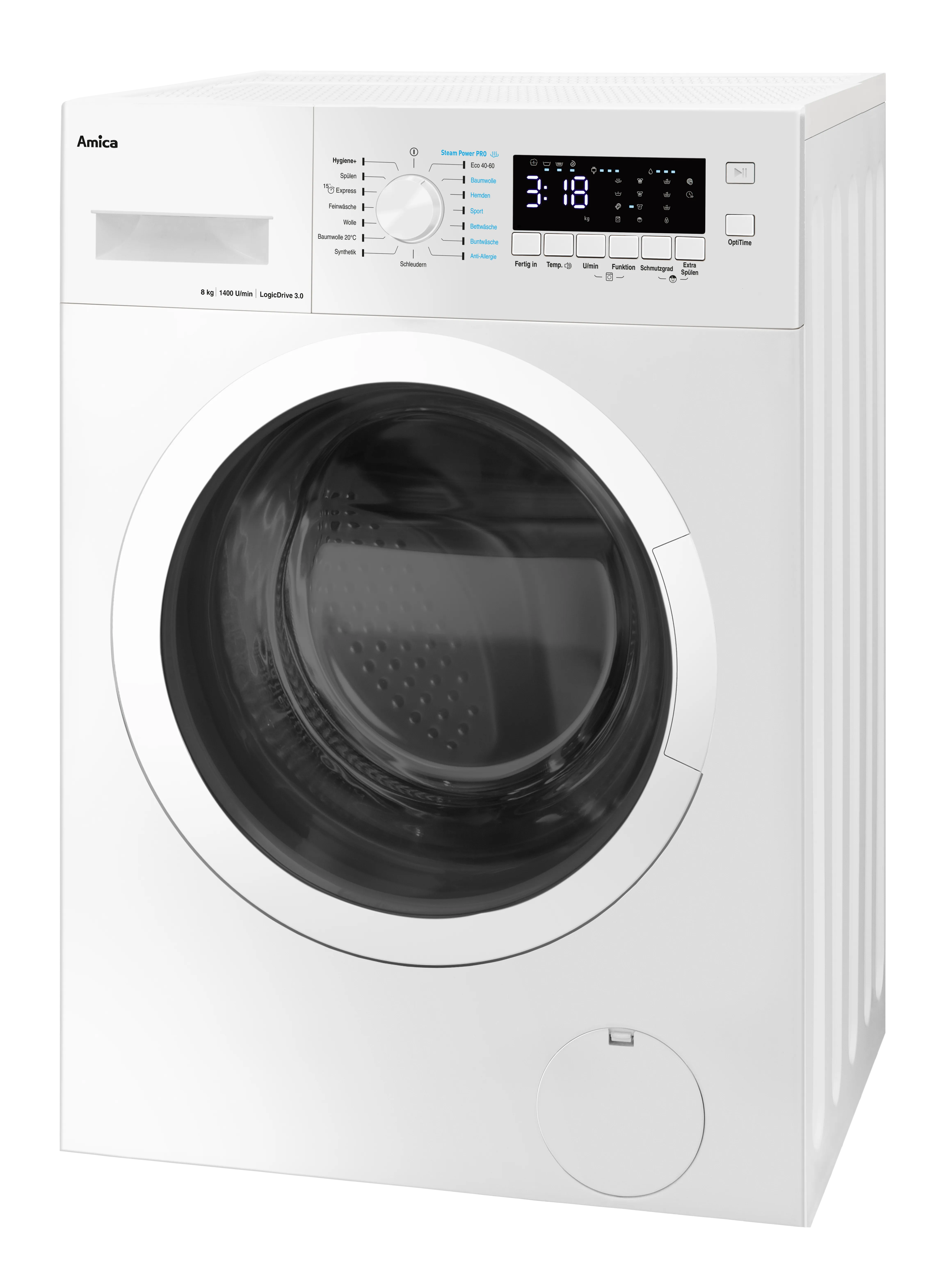Waschmaschine WA 484 082, weiß, 8 kg