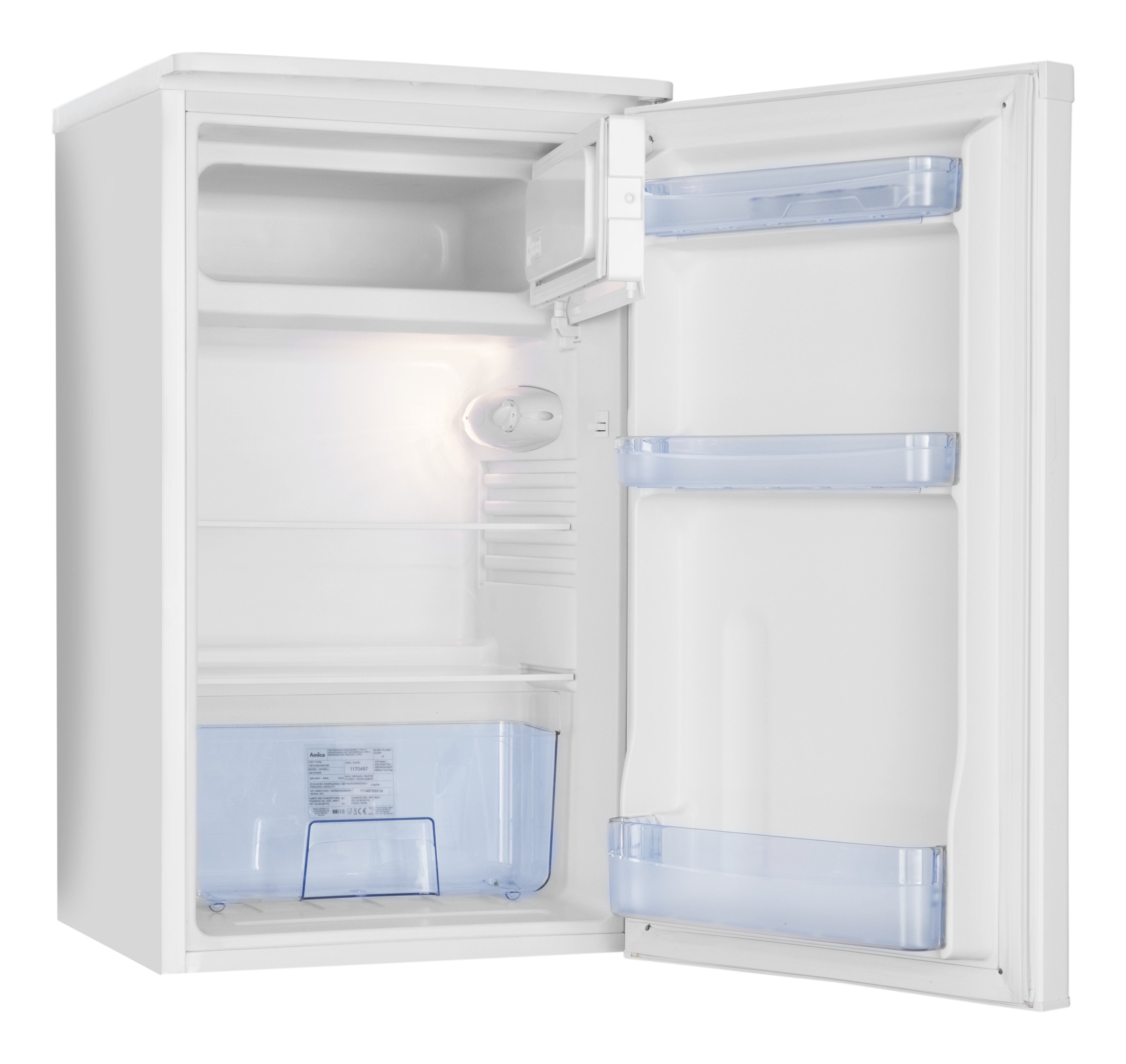 Stand-Kühlschrank mit Gefrierfach KS 361 155 W, weiß, 85 cm