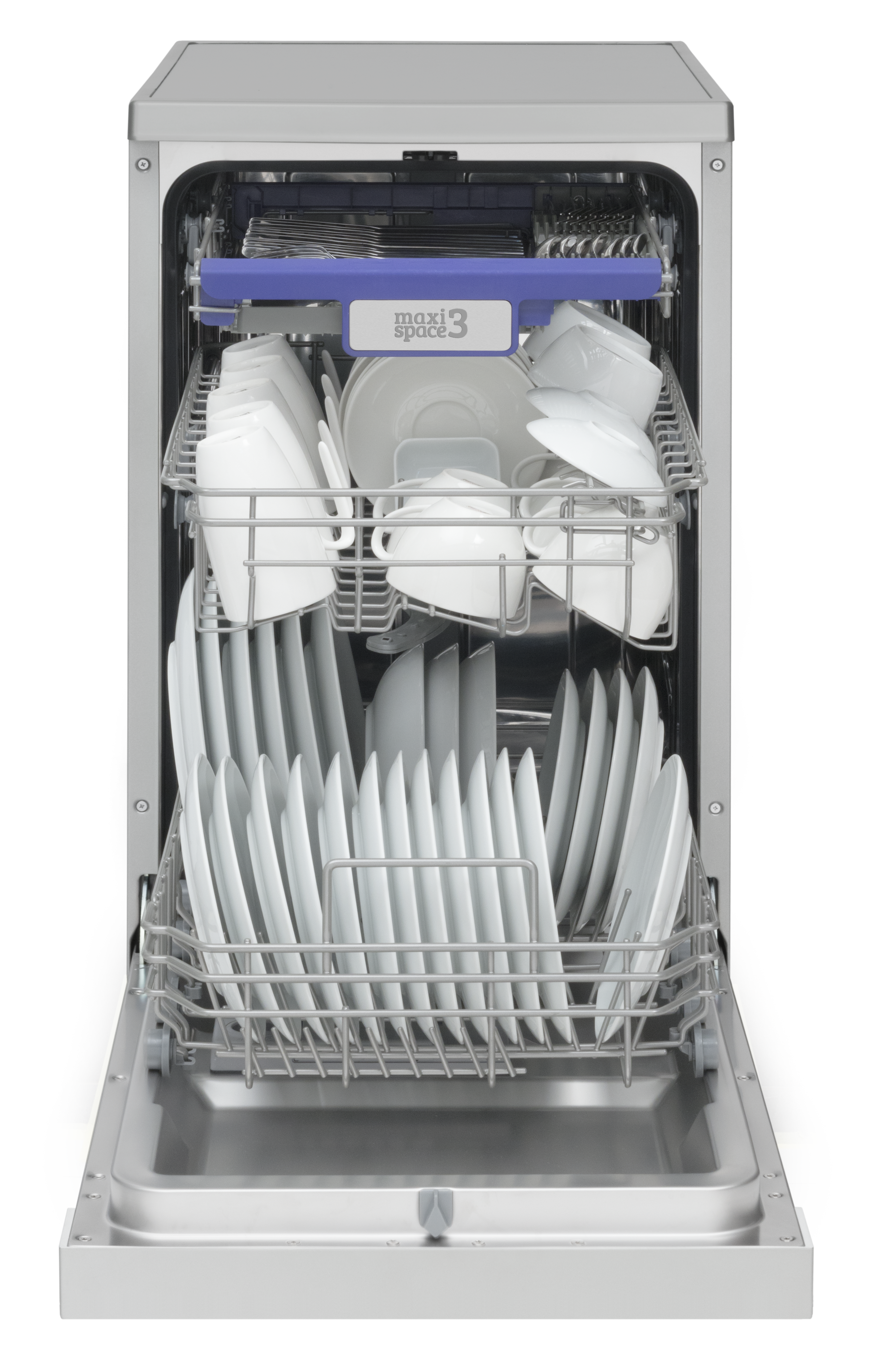 Stand-Geschirrspüler GSP 531 100 E, silber, 45 cm