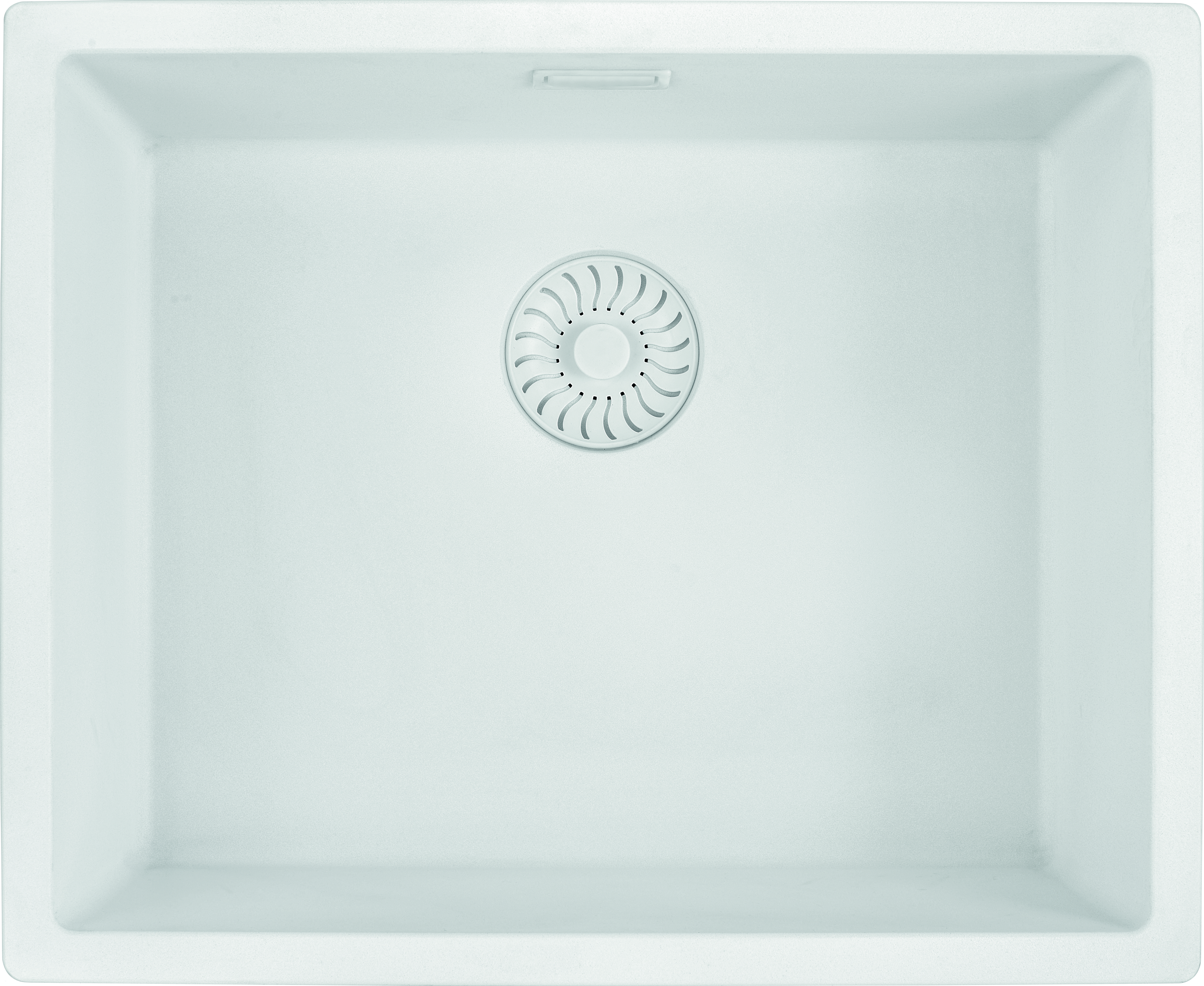 CARESSi CAGRPP50WH-FL Composite Spüle weiß