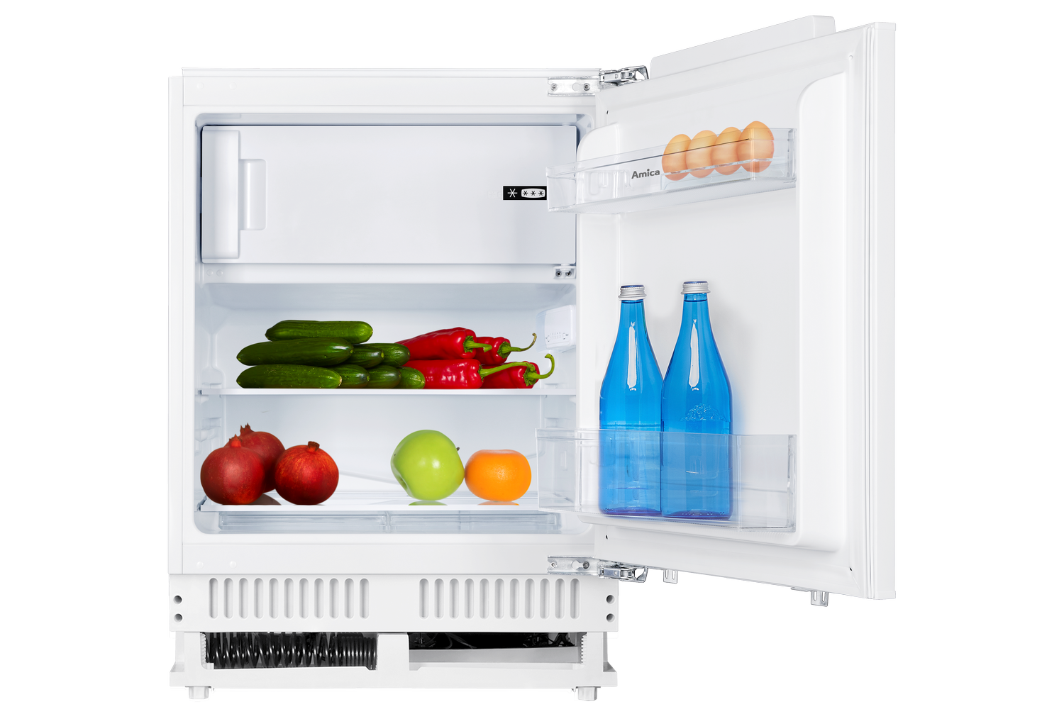 Unterbau-Kühlschrank, 820 mm Nische, elektronische Steuerung, Festtür-Technik