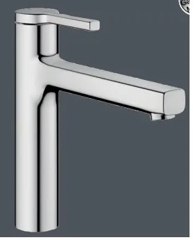 KWC Ava quadratisch, chrom, HD 