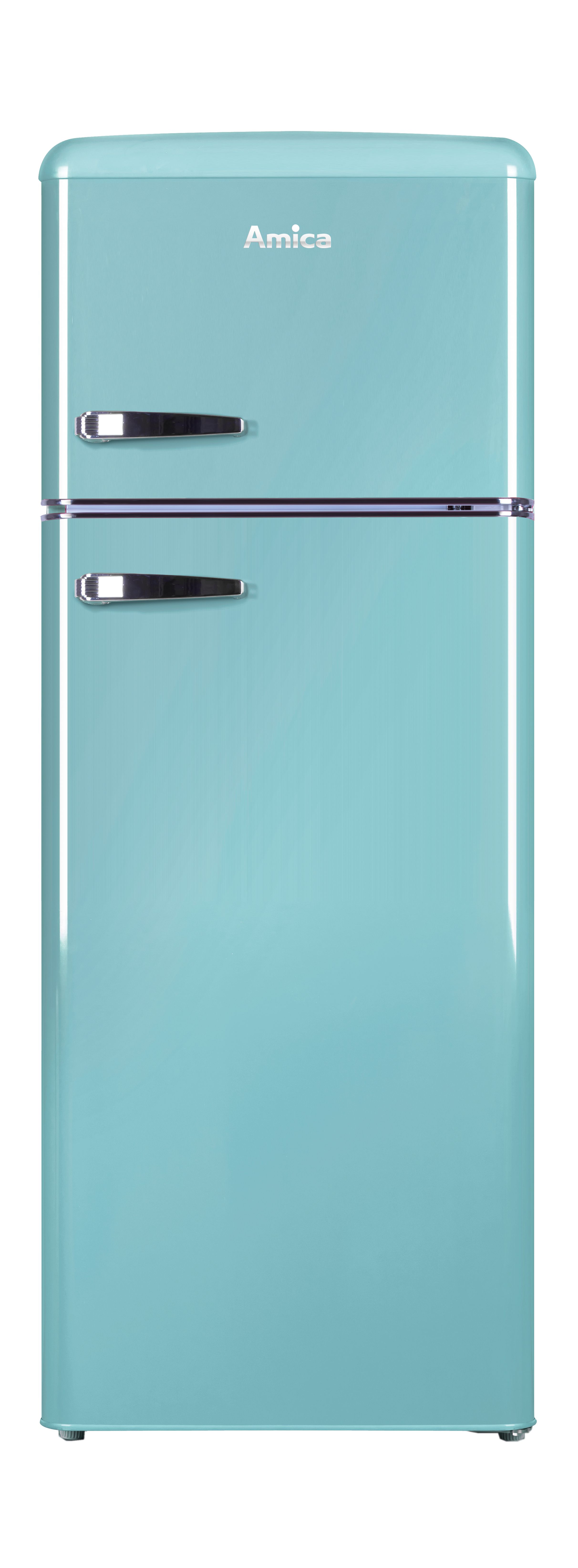 Stand-Kühl-Gefrierkombination DTR 374 190 T, Ice Blue, 144 cm