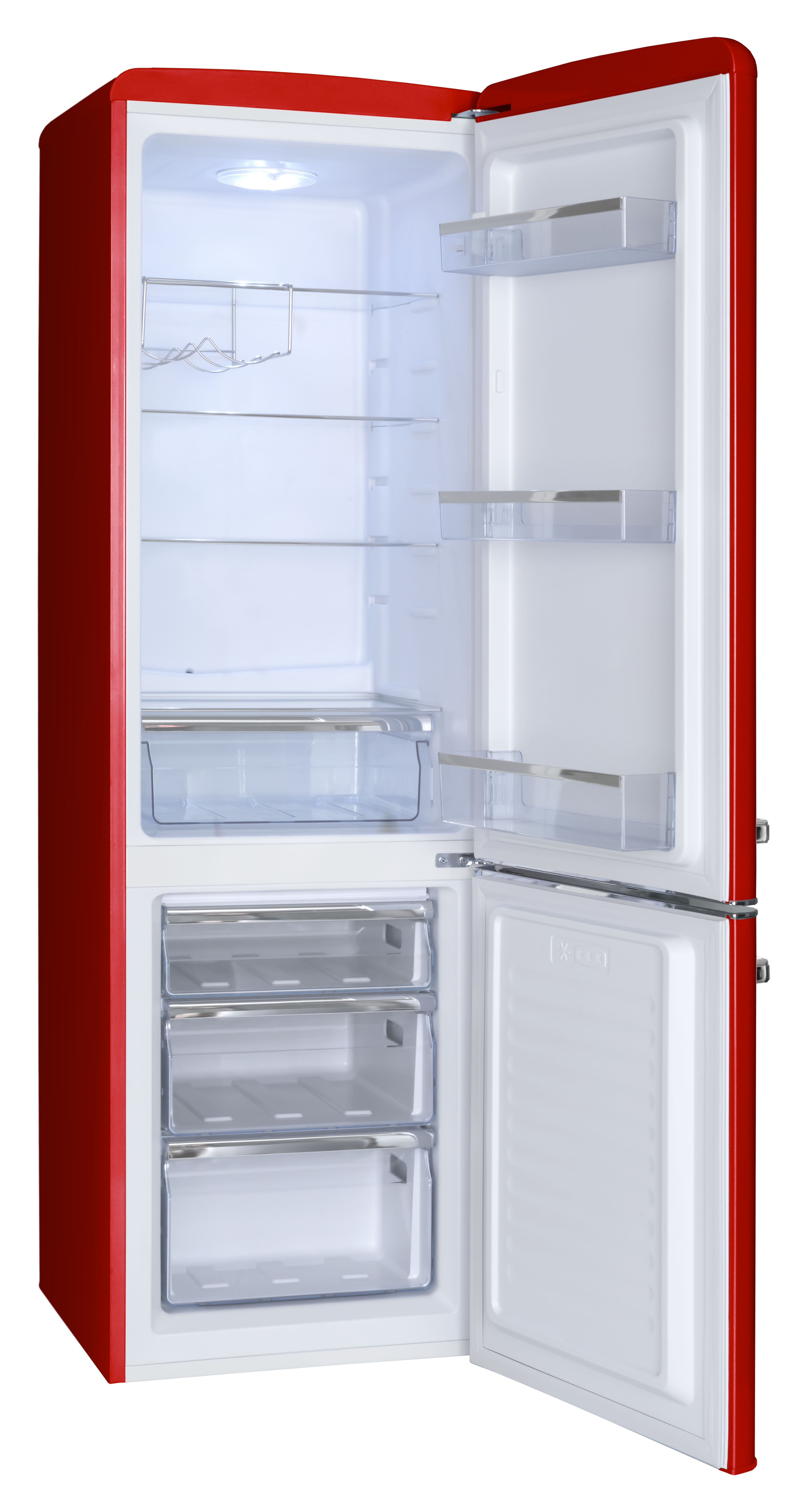 Stand-Kühl-Gefrierkombination KGCR 387 102 R, Chilli Red, 181 cm