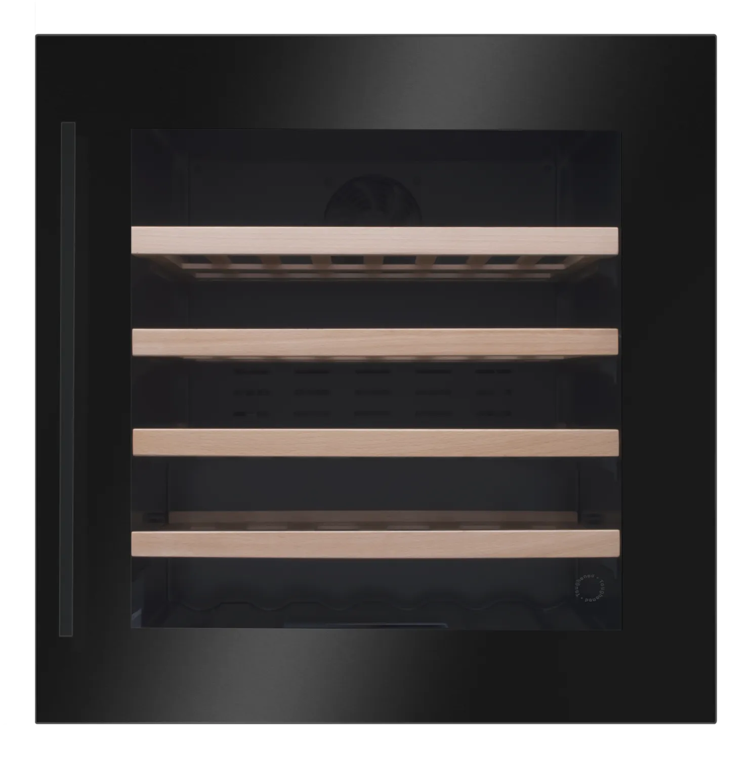 Einbau-Weintemperierschrank, X-Type Design, schwarz