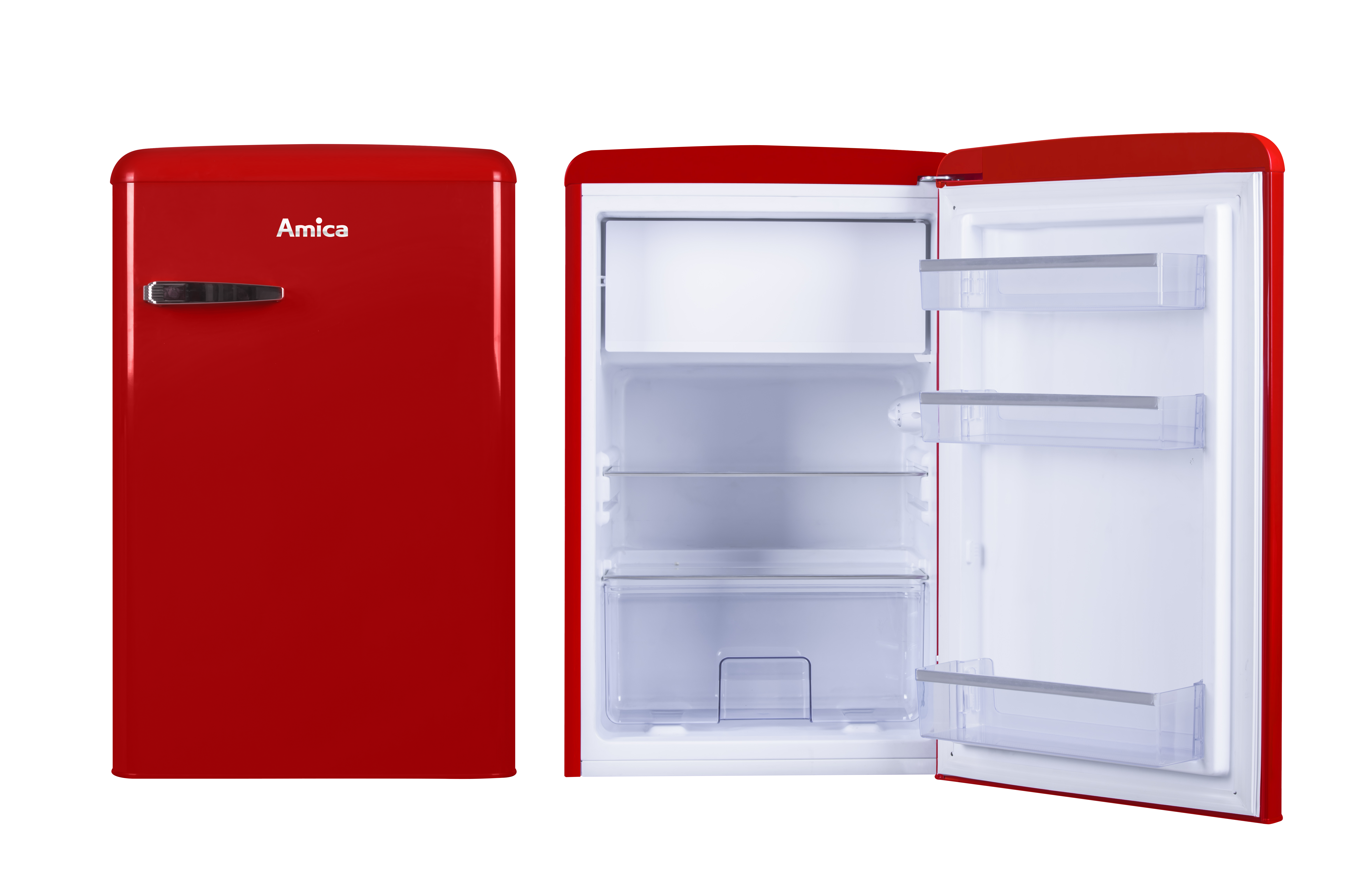 Stand-Kühlschrank mit Gefrierfach KSR 361 160 R, Chilli Red, 88 cm Stand-Kühlschrank mit Gefrierfach KSR 361 160 R, Chilli Red, 88 cm