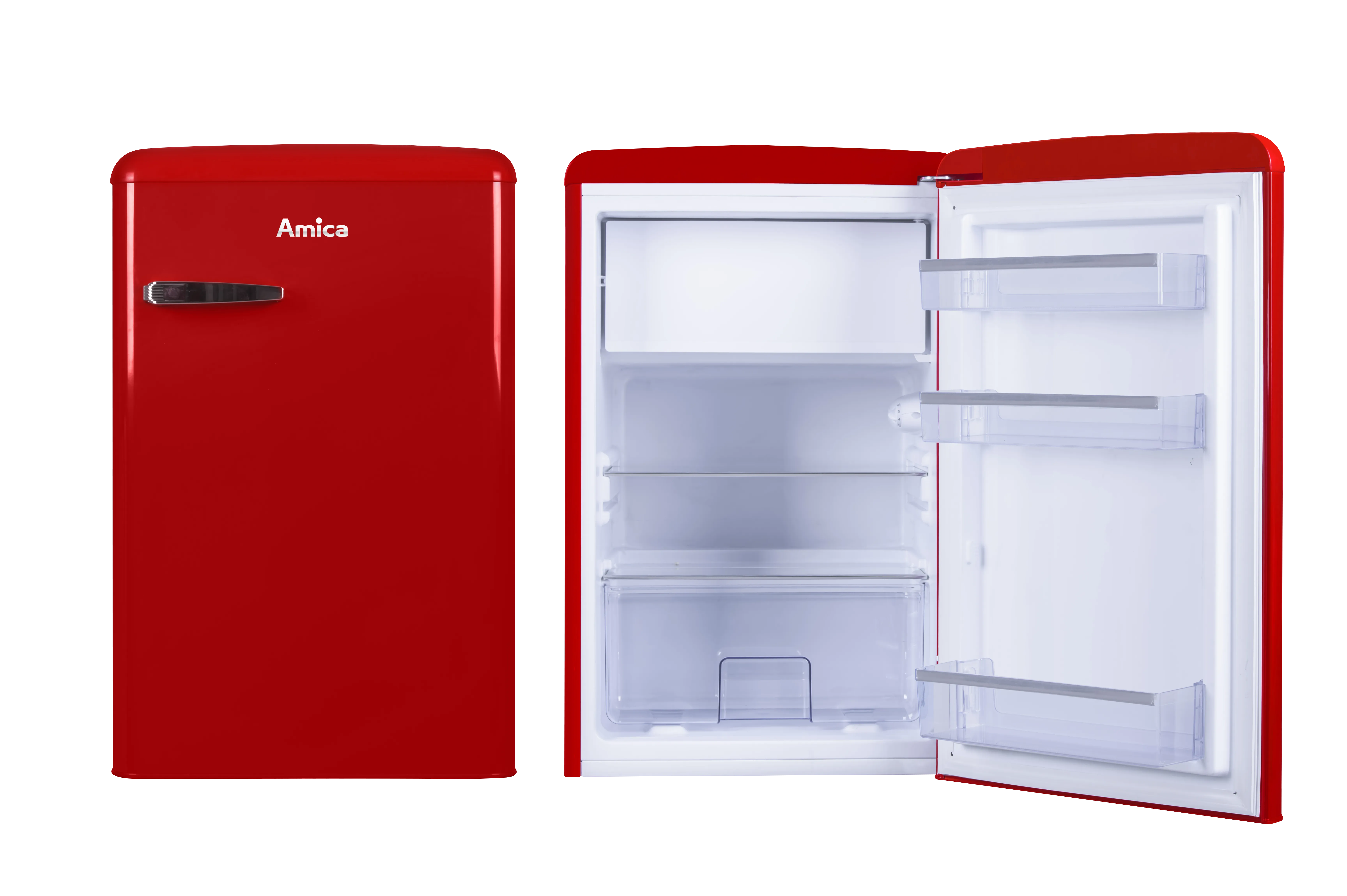 Stand-Kühlschrank mit Gefrierfach KSR 361 160 R, Chilli Red, 88 cm