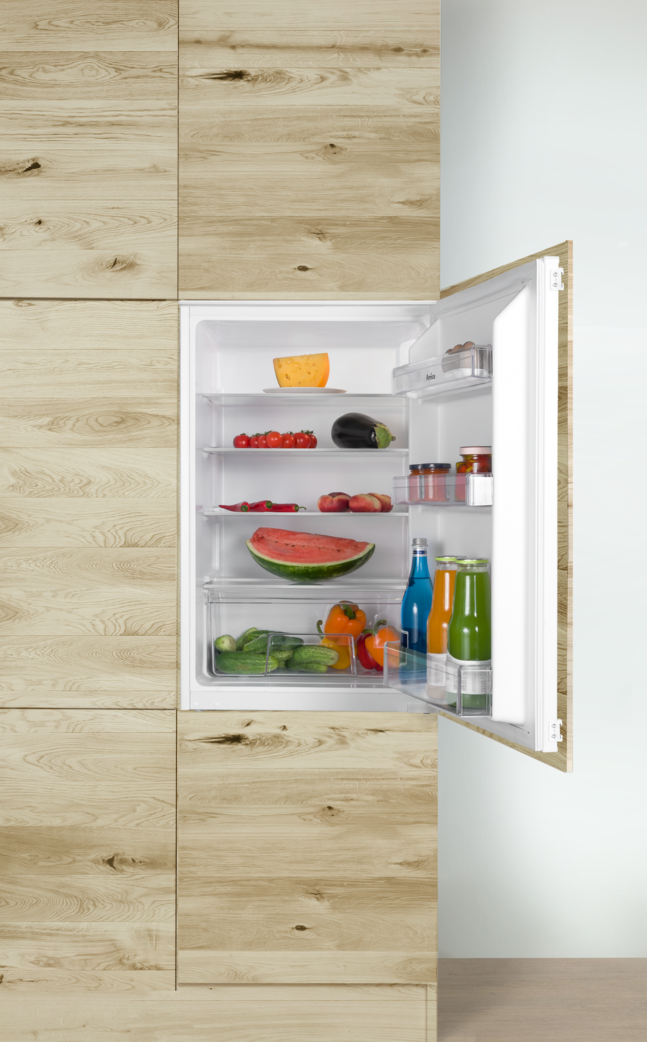 Vollraum-Kühlschrank, 880 mm Nische, Schlepptür-Technik