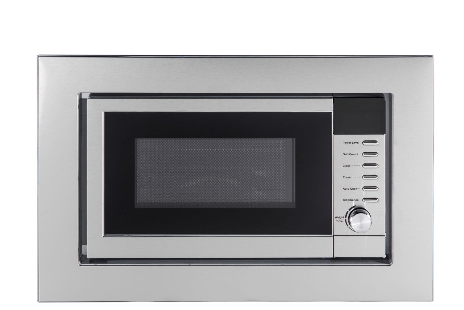20 l Einbaumikrowelle mit Grill, Edelstahl