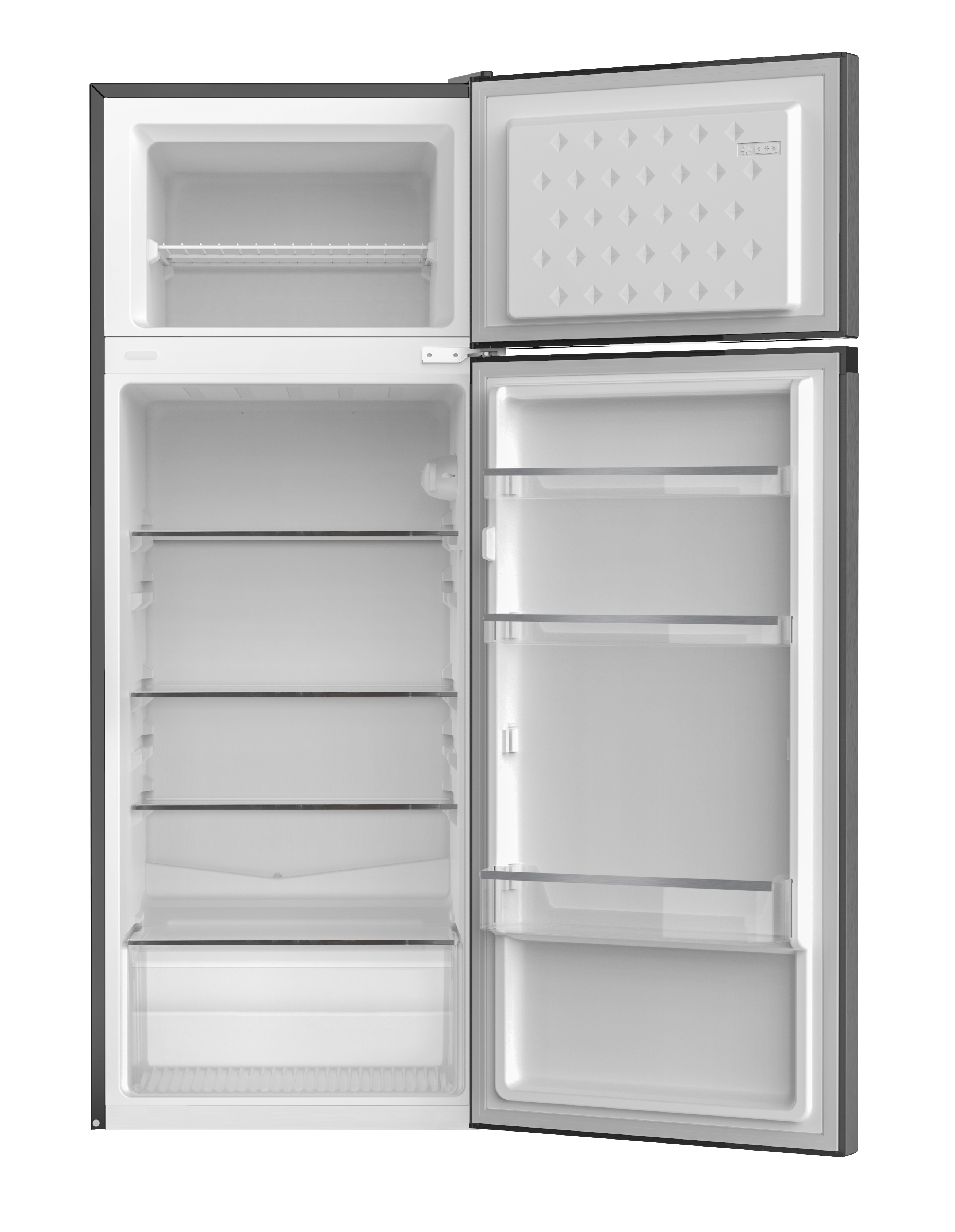 Stand-Kühl-Gefrierkombination DT 374 170 E, Edelstahloptik, 144 cm