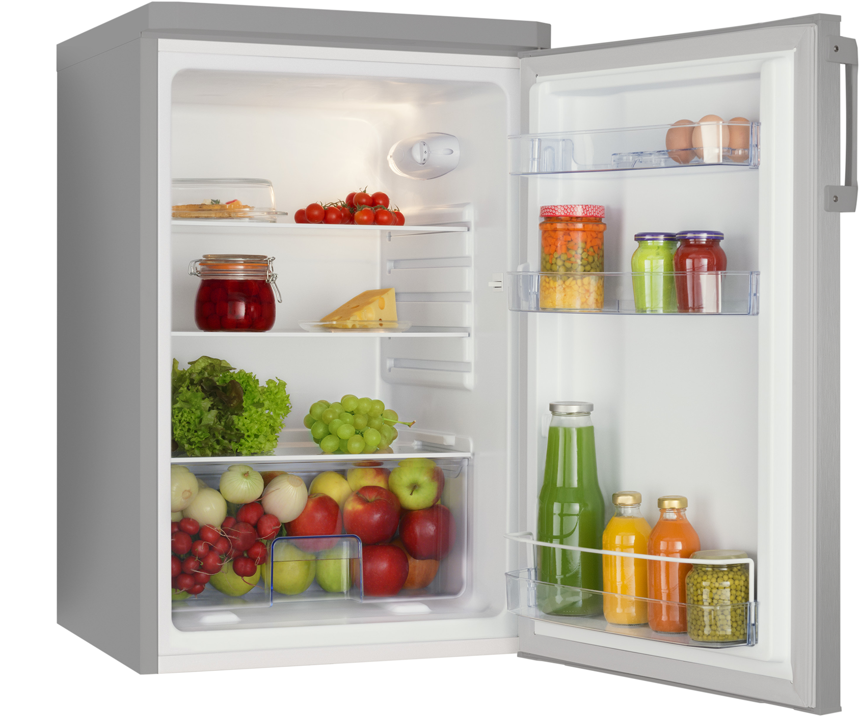 Vollraum-Stand-Kühlschrank VKS 351 110-2 E, Edelstahloptik, 85 cm Vollraum-Stand-Kühlschrank VKS 351 110-2 E, Edelstahloptik, 85 cm