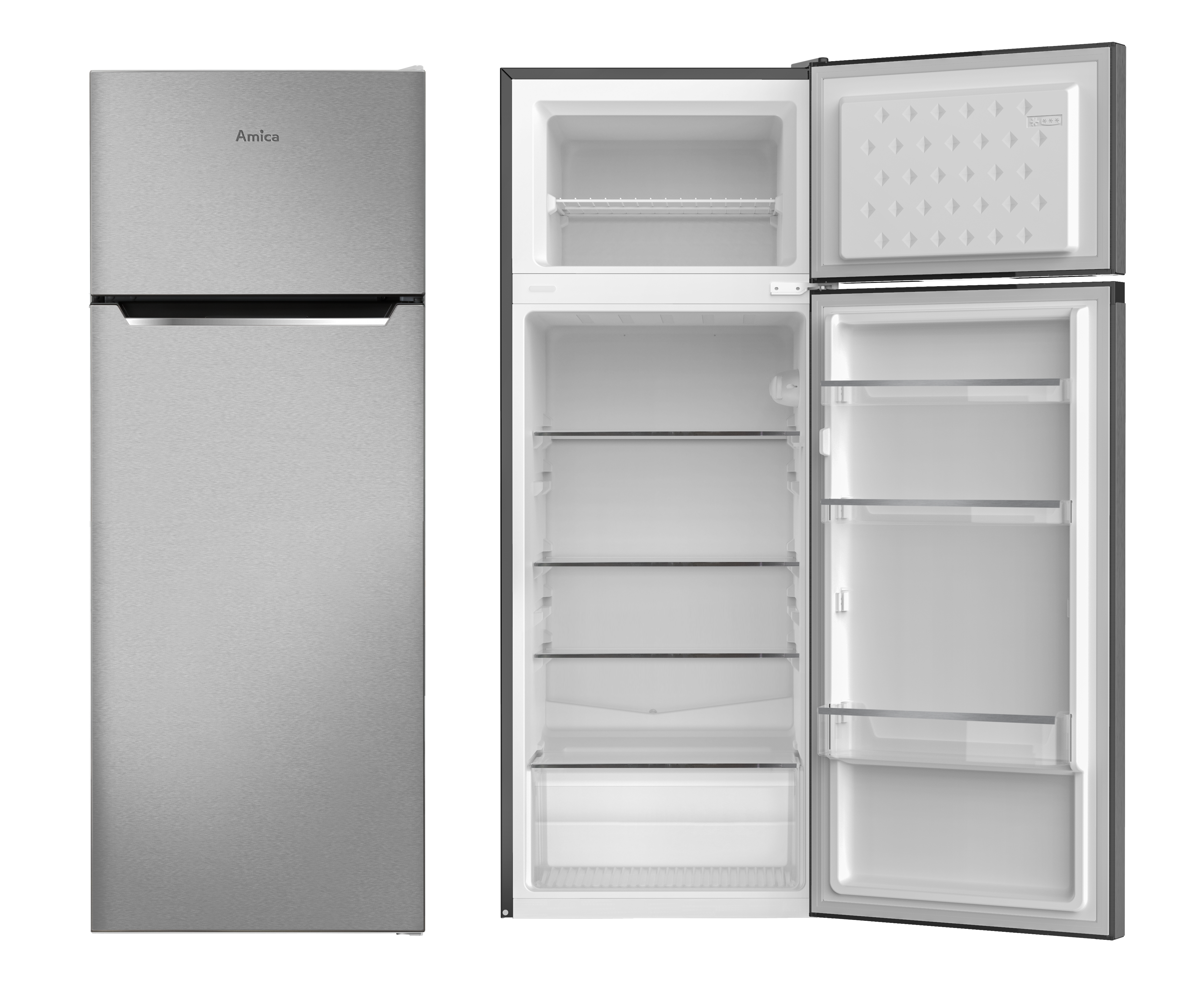 Stand-Kühl-Gefrierkombination DT 374 170 E, Edelstahloptik, 144 cm Stand-Kühl-Gefrierkombination DT 374 170 E, Edelstahloptik, 144 cm