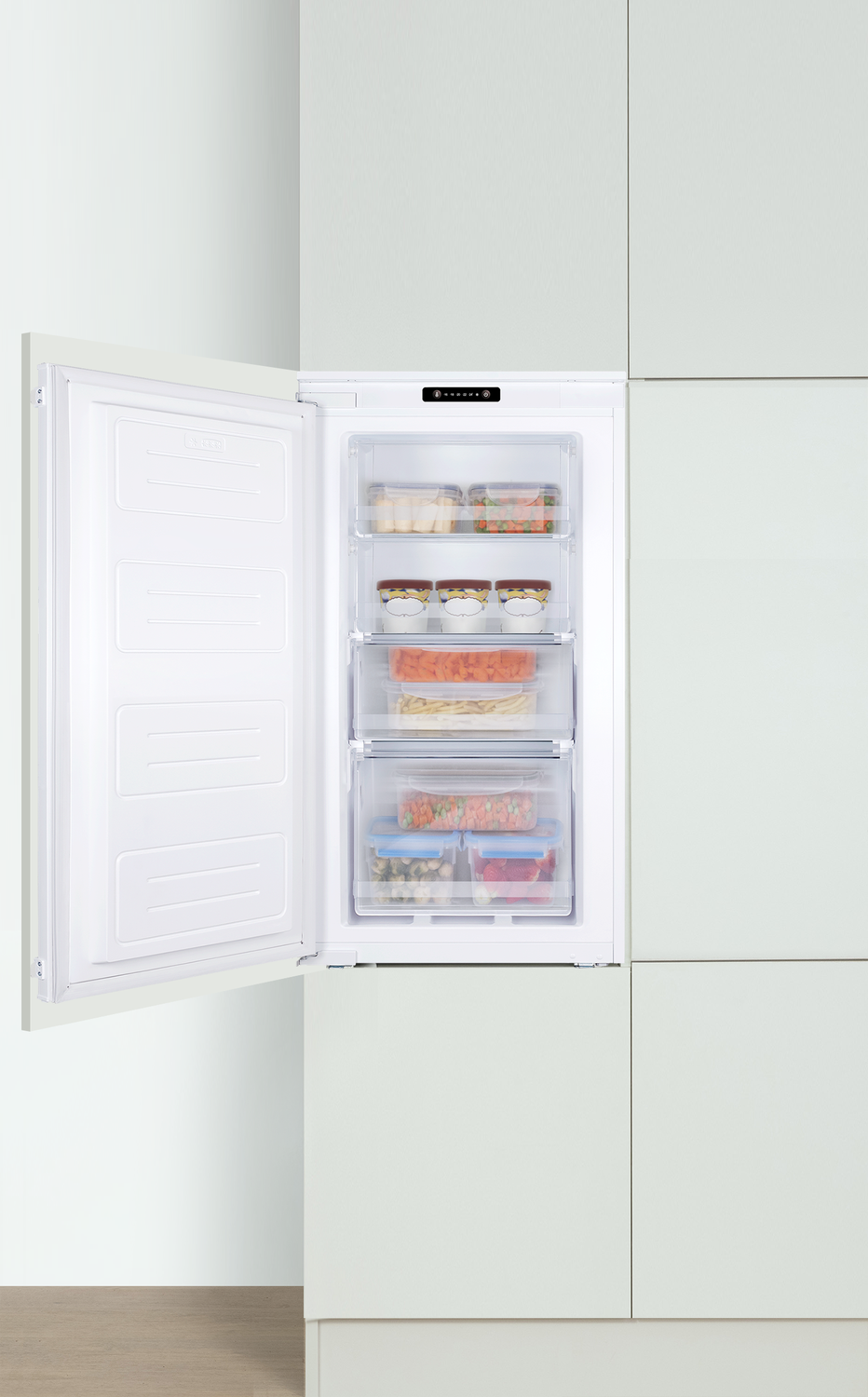 Gefrierschrank, 880 mm Nische, Schlepptür-Technik Gefrierschrank, 880 mm Nische, Schlepptür-Technik