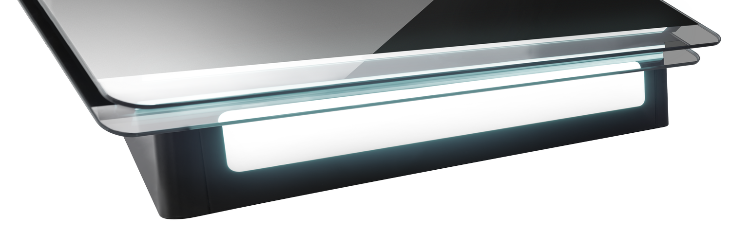 Haube A++, Schwarzglas, GestureControl, 6 Leistungsstufen - SensorTouch