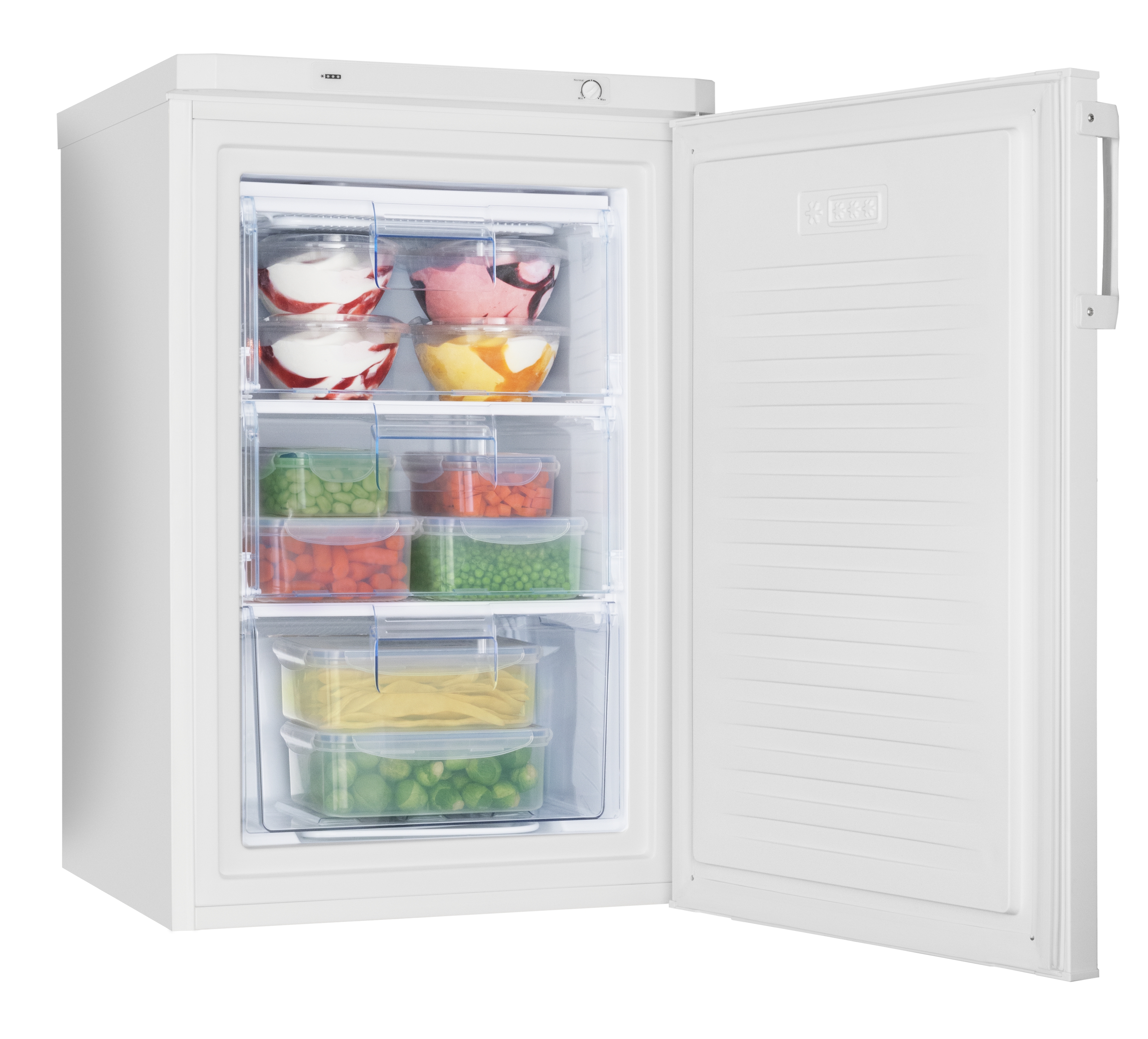 Stand-Gefrierschrank GS 321 100 W, weiß, 85 cm