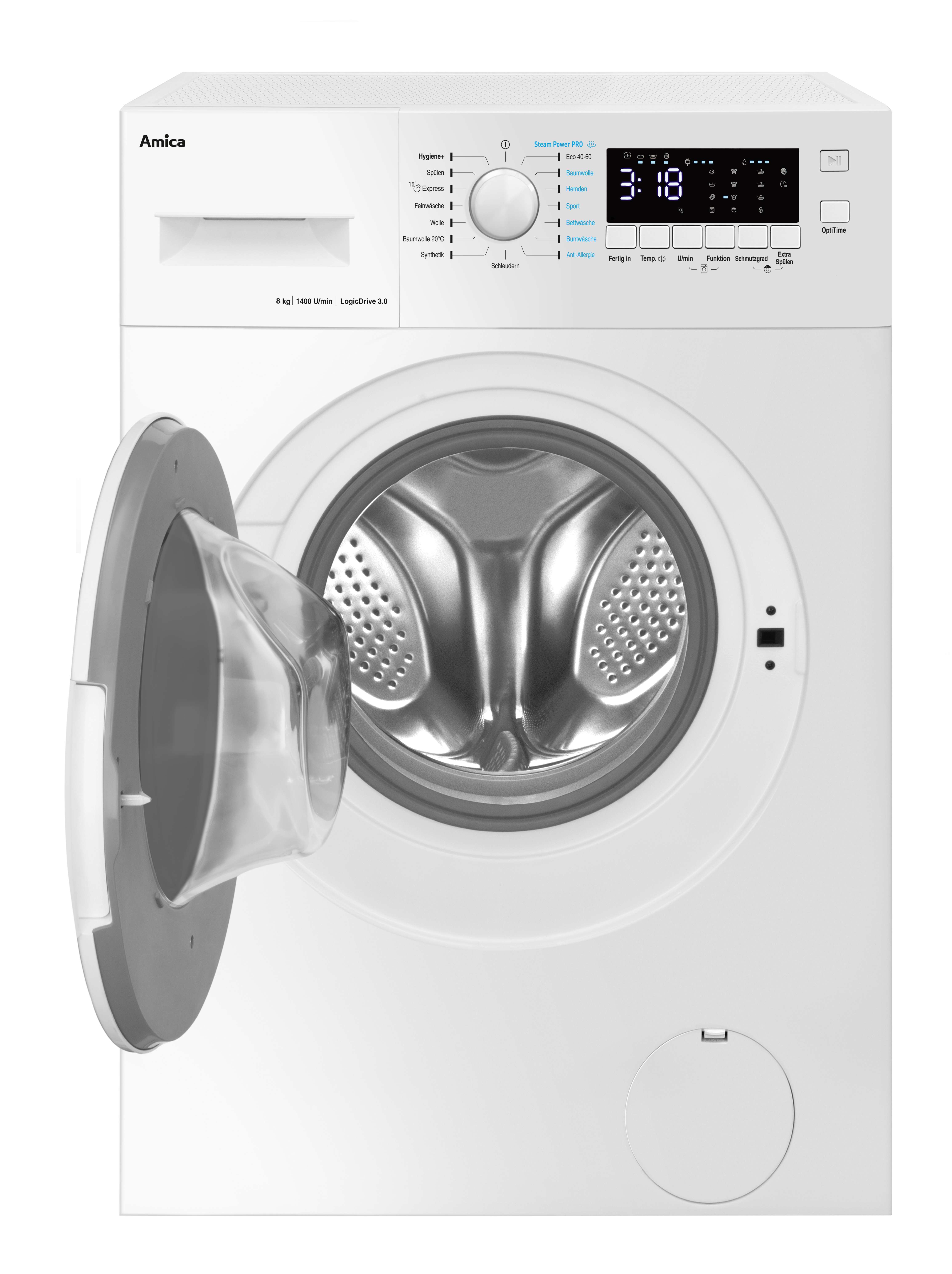 Waschmaschine WA 484 082, weiß, 8 kg