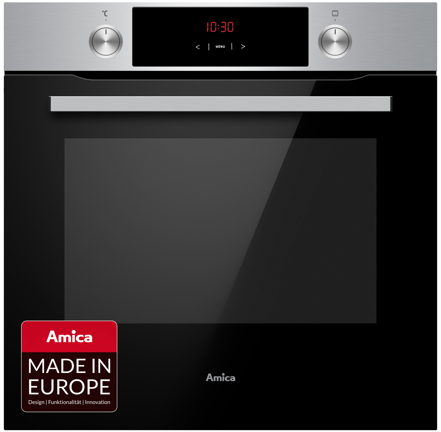 Einbaubackofen, Fine Design, Edelstahl