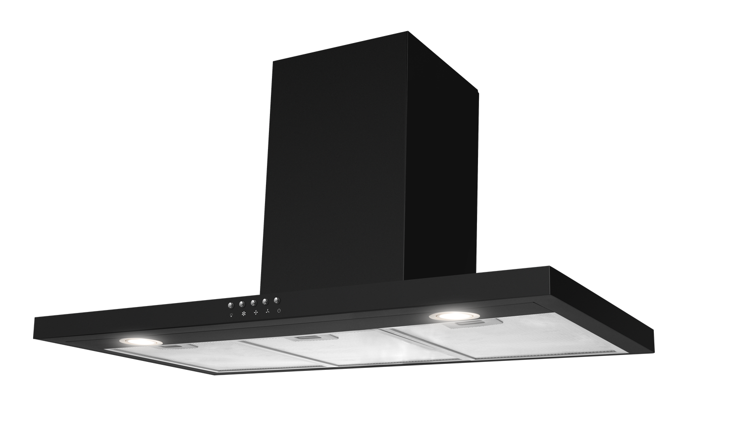 Kaminhaube, T-Line, 90 cm, Schwarz matt Kaminhaube, T-Line, 90 cm, Schwarz matt