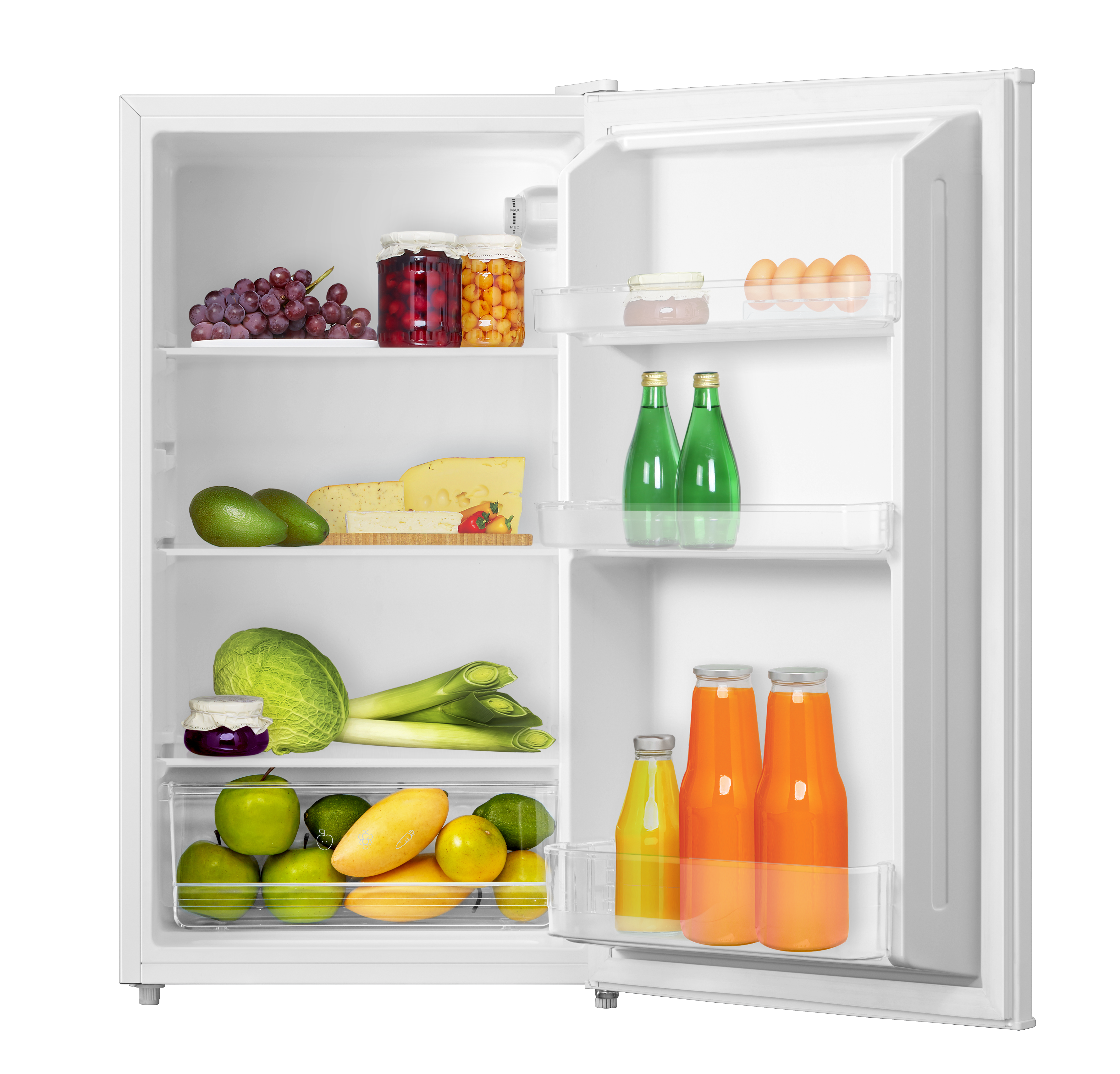 Vollraum-Stand-Kühlschrank VKS 351 151 W, weiß, 85 cm