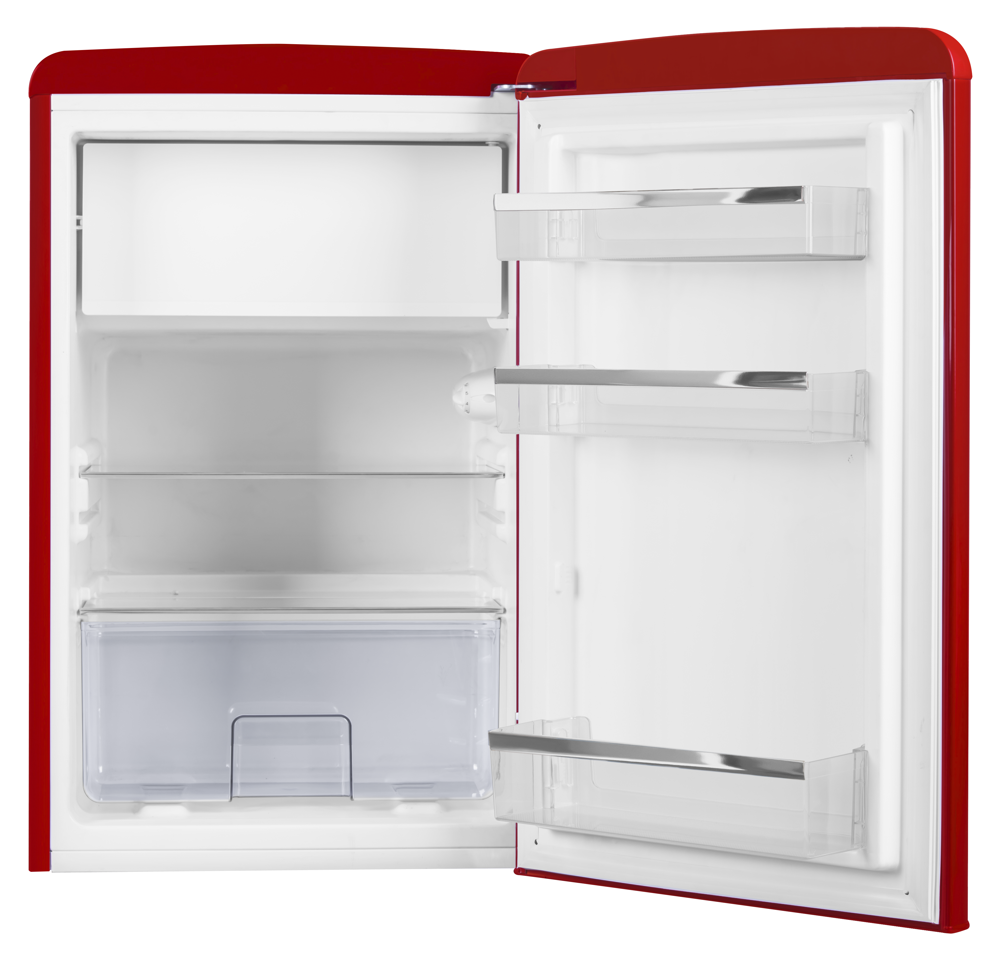 Stand-Kühlschrank mit Gefrierfach KSR 361 160 R, Chilli Red, 88 cm