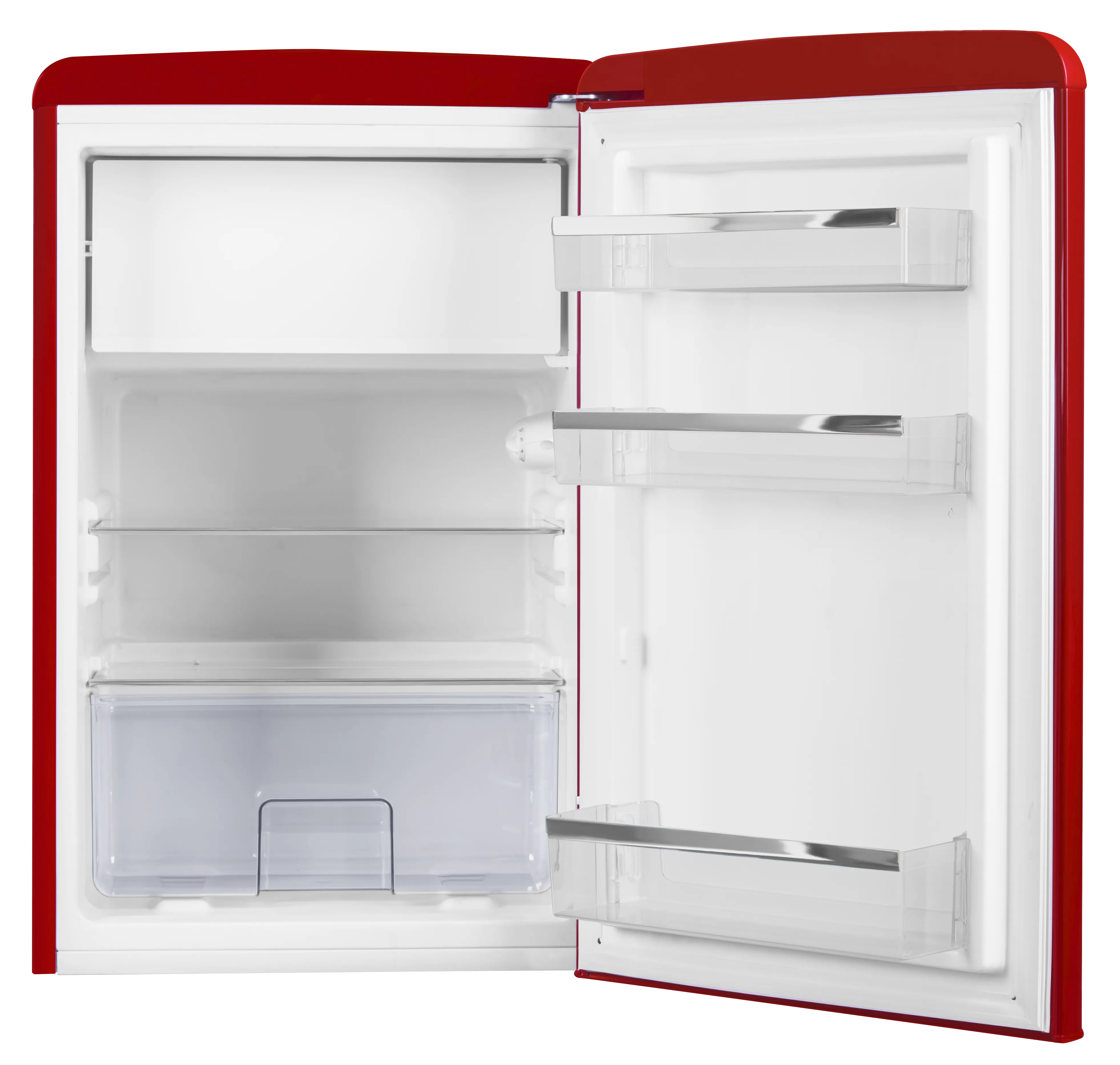 Stand-Kühlschrank mit Gefrierfach KSR 361 160 R, Chilli Red, 88 cm