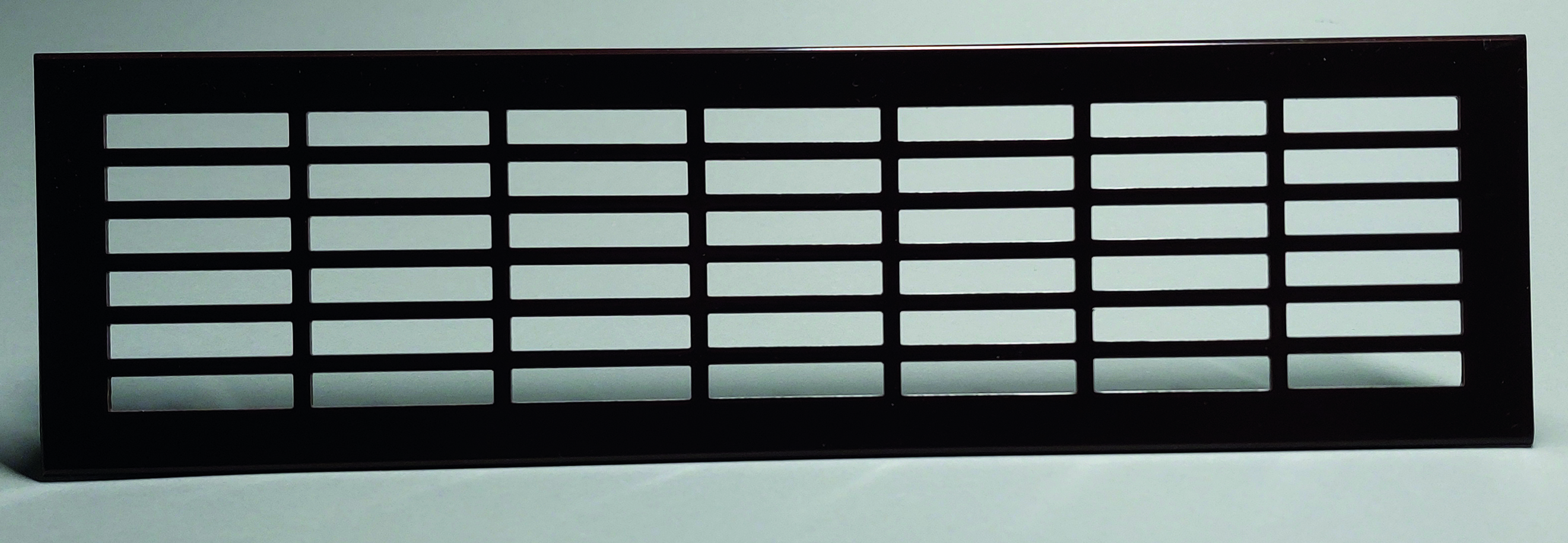 Lüftungsgitter/Kompaktgitter, 70 x 250 mm, dunkelbraun