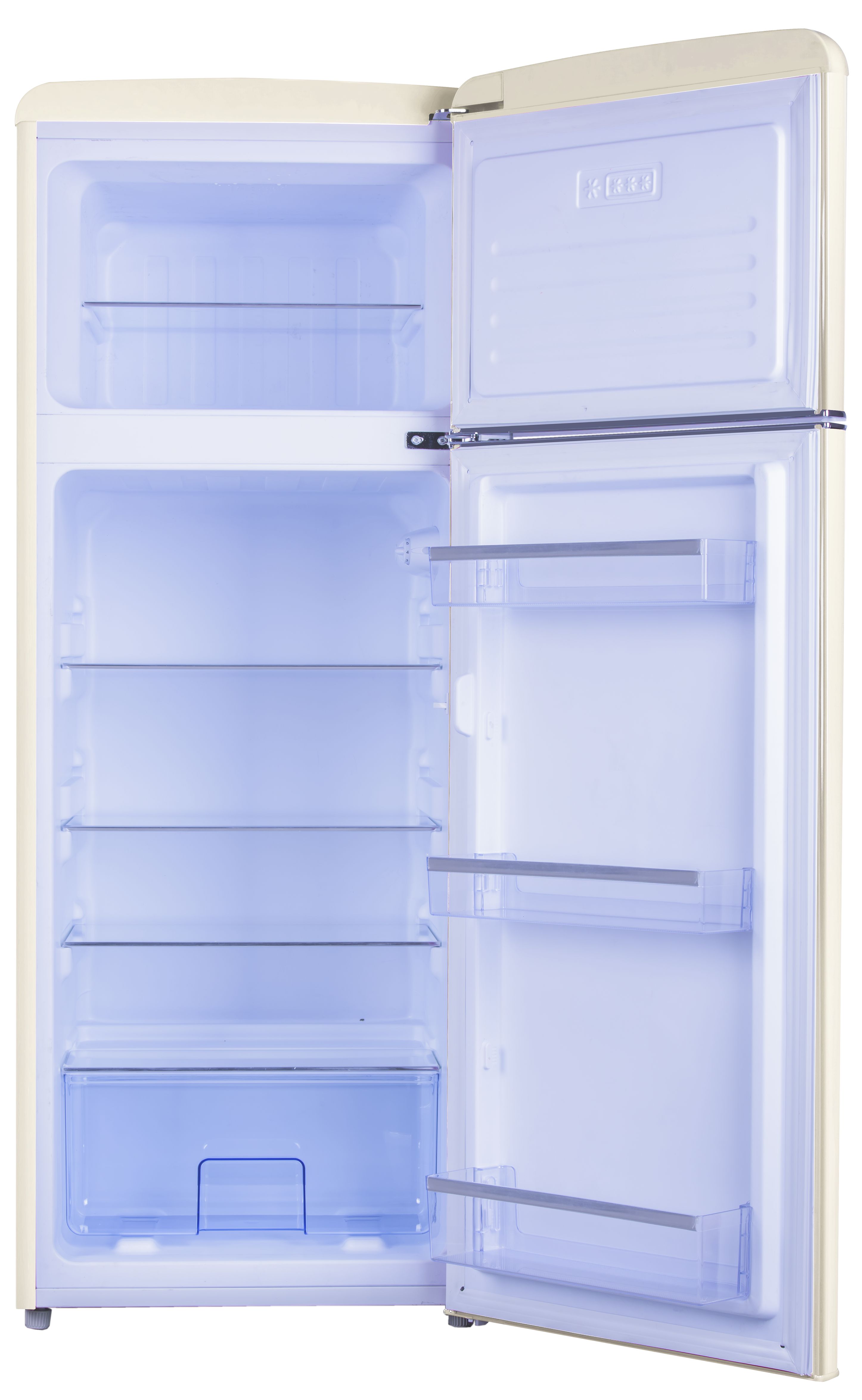 Stand-Kühl-Gefrierkombination DTR 374 190 B, Coffee Cream, 144 cm